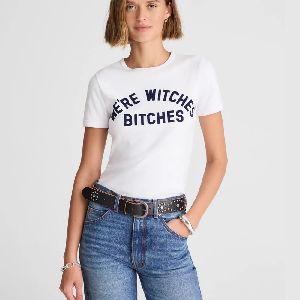 Alexa Chung for Madewell We're Witches Bitches Tee
